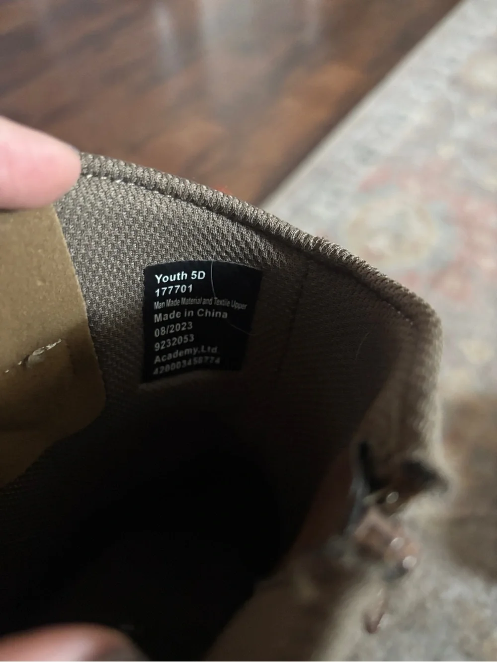 Magellan Brown Tactical-Style Boot with Fabric Shaft